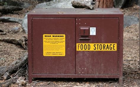 camping animal proof metal food storage boxes|metal food storage for camping.